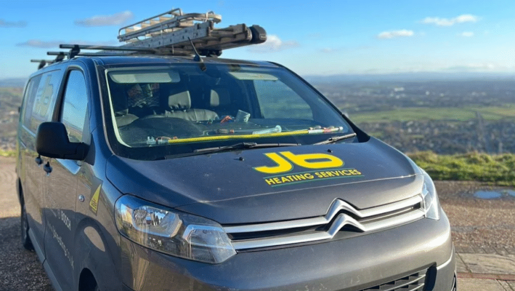 JB Heating Van Front